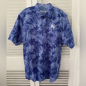 NWT Tommy Bahama Air Force Academy Hawaiian Shirt